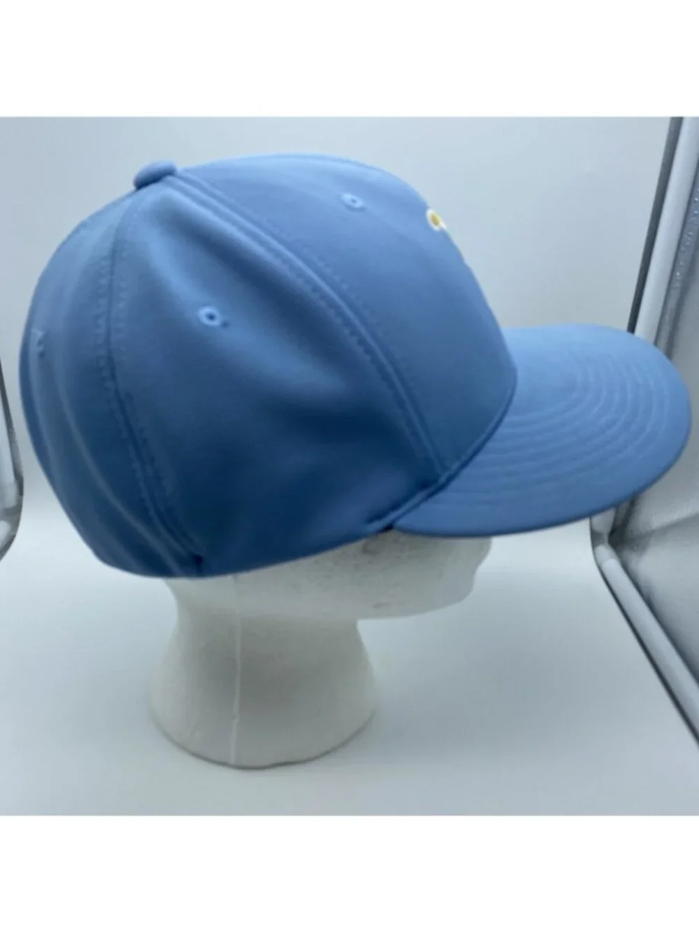 Blacksburg Bruins Blue Cap Hat Richardson Stretch S-M Yellow B